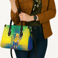 Brazil Football 2026 Leather Bag Canarinho Mascot Bate no Peito