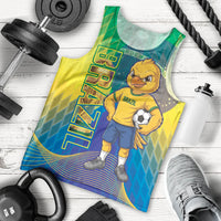 Custom Brazil Football 2026 Men Tank Top Canarinho Mascot Bate no Peito