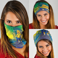 Brazil Football 2026 Neck Gaiter Canarinho Mascot Bate no Peito