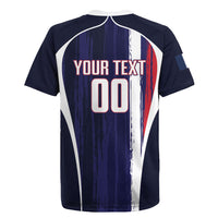 Custom France Football 2026 Rugby Jersey Allez Les Bleus Flag Brush Style