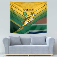 Custom South Africa Rugby Tapestry Springboks Go Champions African Pattern - Wonder Print Shop