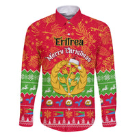 Personalised Eritrea Christmas Family Matching Tank Maxi Dress and Hawaiian Shirt Eritrean Olive Santa Claus Merry Xmas - Wonder Print Shop