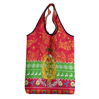 Eritrea Christmas Grocery Bag Eritrean Olive Santa Claus Merry Xmas