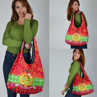 Eritrea Christmas Grocery Bag Eritrean Olive Santa Claus Merry Xmas