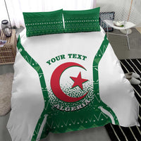 Personalized Algeria Bedding Set Coat Of Arms African Pattern - Wonder Print Shop