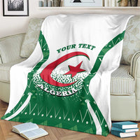 Personalized Algeria Blanket Coat Of Arms African Pattern