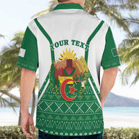 Personalized Algeria Hawaiian Shirt Coat Of Arms African Pattern - Wonder Print Shop
