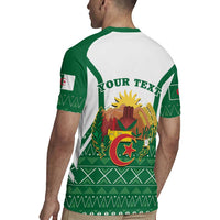 Personalized Algeria Rugby Jersey Coat Of Arms African Pattern - Wonder Print Shop