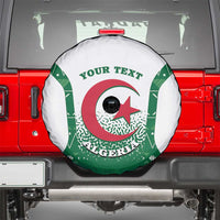 Personalized Algeria Spare Tire Cover Coat Of Arms African Pattern - Wonder Print Shop