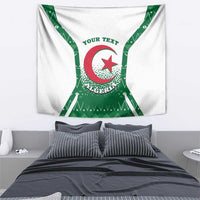 Personalized Algeria Tapestry Coat Of Arms African Pattern - Wonder Print Shop