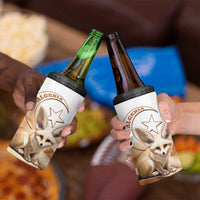 Fennec Fox Algeria 4 in 1 Can Cooler Tumbler Algerian Sahara - Wonder Print Shop