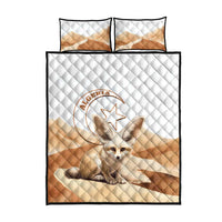 Fennec Fox Algeria Quilt Bed Set Algerian Sahara - Wonder Print Shop