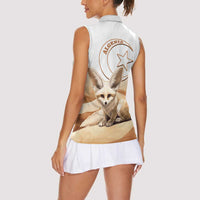 Fennec Fox Algeria Women Sleeveless Polo Shirt Algerian Sahara - Wonder Print Shop