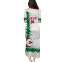 Custom Algeria Football Puletasi Go The Greens - Wonder Print Shop