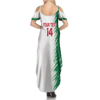 Custom Algeria Football Summer Maxi Dress Go The Greens - Wonder Print Shop