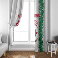 Custom Algeria Football Window Curtain Go The Greens - Wonder Print Shop