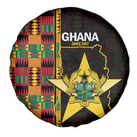Ghana 1957 Spare Tire Cover Independence Anniversary Kente Pattern