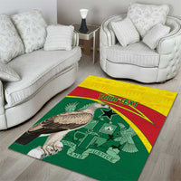Custom Ghana Cricket Area Rug Go Ghanaian Tawny Eagle