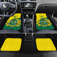 Custom Ghana Cricket Car Mats Go Ghanaian Tawny Eagle