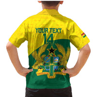 Custom Ghana Cricket Family Matching Mermaid Dress and Hawaiian Shirt Go Ghanaian Tawny Eagle