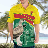 Custom Ghana Cricket Hawaiian Shirt Go Ghanaian Tawny Eagle
