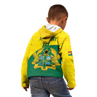 Custom Ghana Cricket Kid Hoodie Go Ghanaian Tawny Eagle
