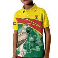 Custom Ghana Cricket Kid Polo Shirt Go Ghanaian Tawny Eagle