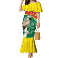 Custom Ghana Cricket Mermaid Dress Go Ghanaian Tawny Eagle