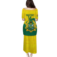 Custom Ghana Cricket Puletasi Go Ghanaian Tawny Eagle