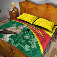 Custom Ghana Cricket Quilt Bed Set Go Ghanaian Tawny Eagle