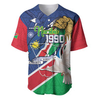 Namibia 1990 Baseball Jersey Independence Anniversary African Pattern