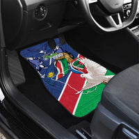 Namibia 1990 Car Mats Independence Anniversary African Pattern