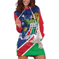 Namibia 1990 Hoodie Dress Independence Anniversary African Pattern