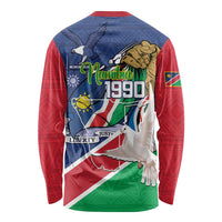 Namibia 1990 Long Sleeve Shirt Independence Anniversary African Pattern