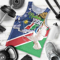 Namibia 1990 Men Tank Top Independence Anniversary African Pattern