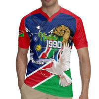 Namibia 1990 Rugby Jersey Independence Anniversary African Pattern