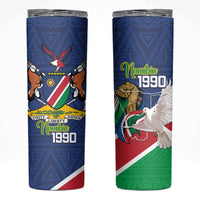Namibia 1990 Skinny Tumbler Independence Anniversary African Pattern