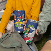 Namibia 1990 Tumbler Cup Independence Anniversary African Pattern