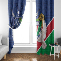 Namibia 1990 Window Curtain Independence Anniversary African Pattern
