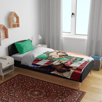 United States And Ireland Bedding Set USA Eagle With Irish Celtic Cross - Wonder Print Shop