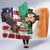 United States And Ireland Hooded Blanket USA Eagle With Irish Celtic Cross