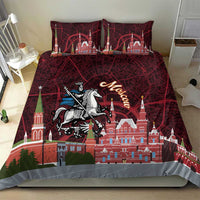Russia Moscow Capital Bedding Set Moskva Red Square Map