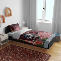 Russia Moscow Capital Bedding Set Moskva Red Square Map
