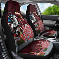 Russia Moscow Capital Car Seat Cover Moskva Red Square Map