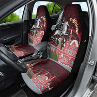 Russia Moscow Capital Car Seat Cover Moskva Red Square Map