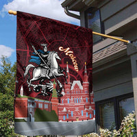 Russia Moscow Capital Garden Flag Moskva Red Square Map