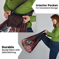 Russia Moscow Capital Grocery Bag Moskva Red Square Map