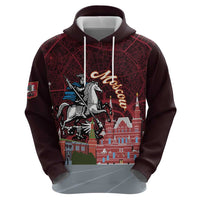 Russia Moscow Capital Hoodie Moskva Red Square Map