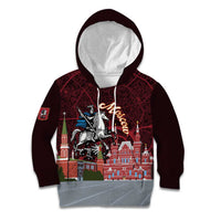 Russia Moscow Capital Kid Hoodie Moskva Red Square Map