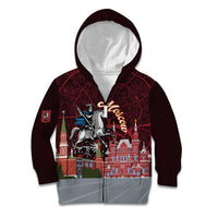 Russia Moscow Capital Kid Hoodie Moskva Red Square Map